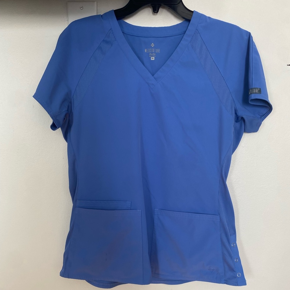 Ciel blue med couture jogger scrub set